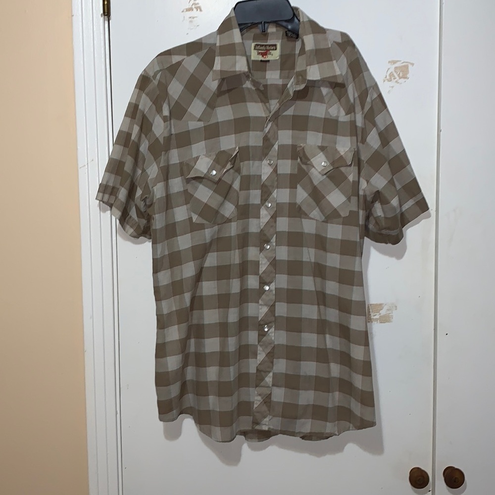 Authentic western youngbloods pearl snap shirt